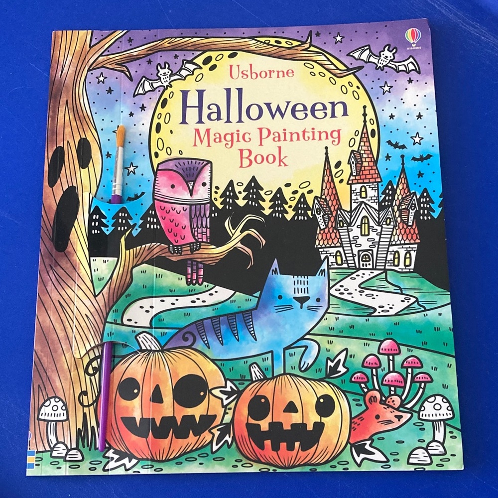 Usborne Halloween Magic Painting Book - Colorful Fun